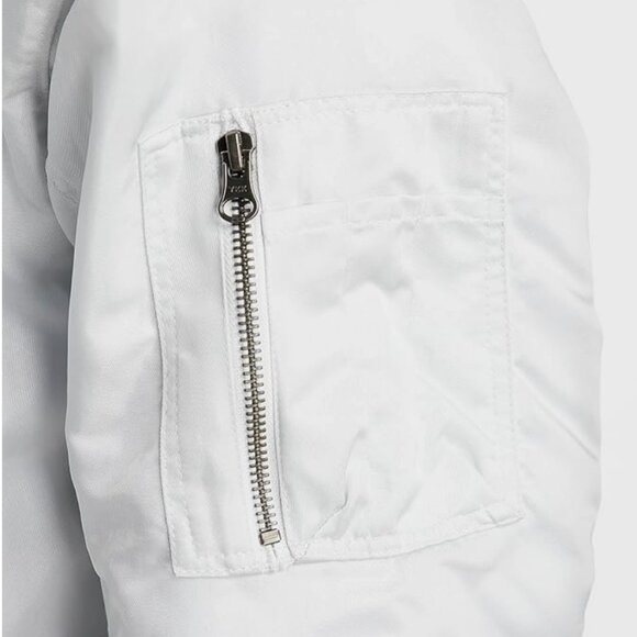 Nike Sportswear Women's Reversible Loose Fit Varsity Bomber Jacket, size XS/S - Picture 4 of 9